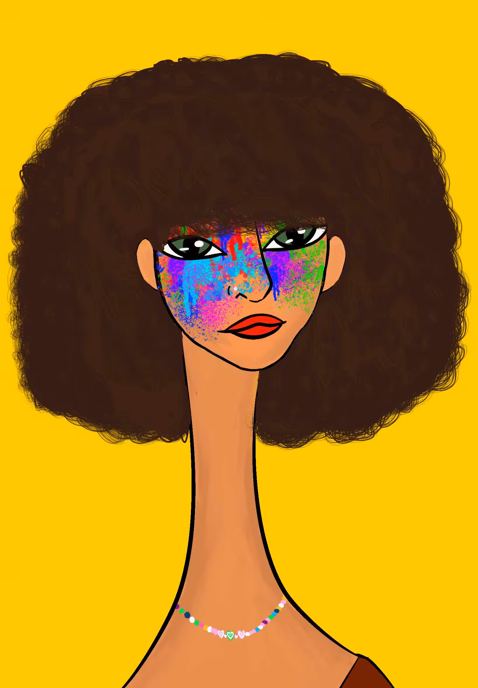 Long Neckie Lady #723