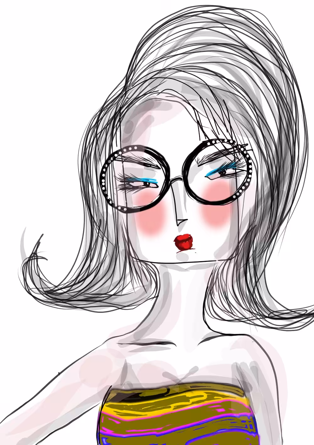 Portrait of decentralized beauty.03