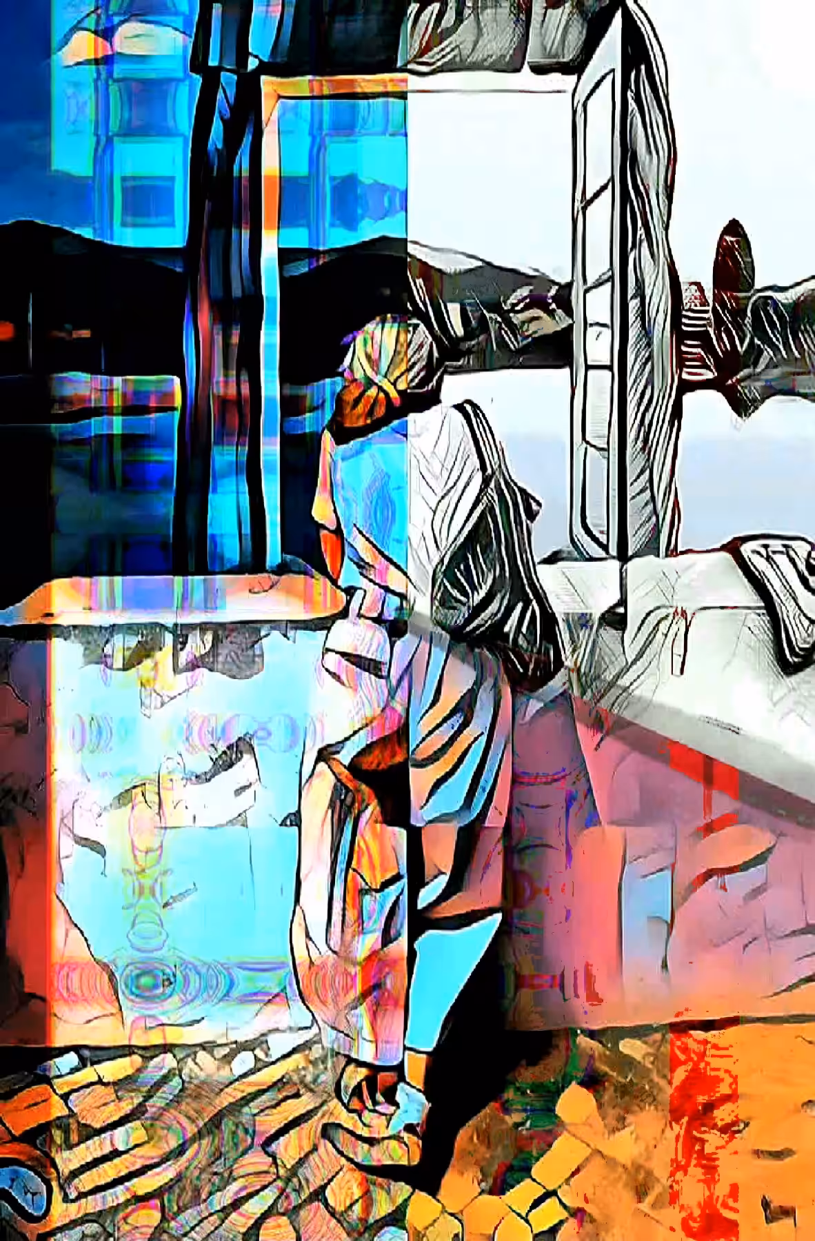 Tribute to Dalí , AI remix #1