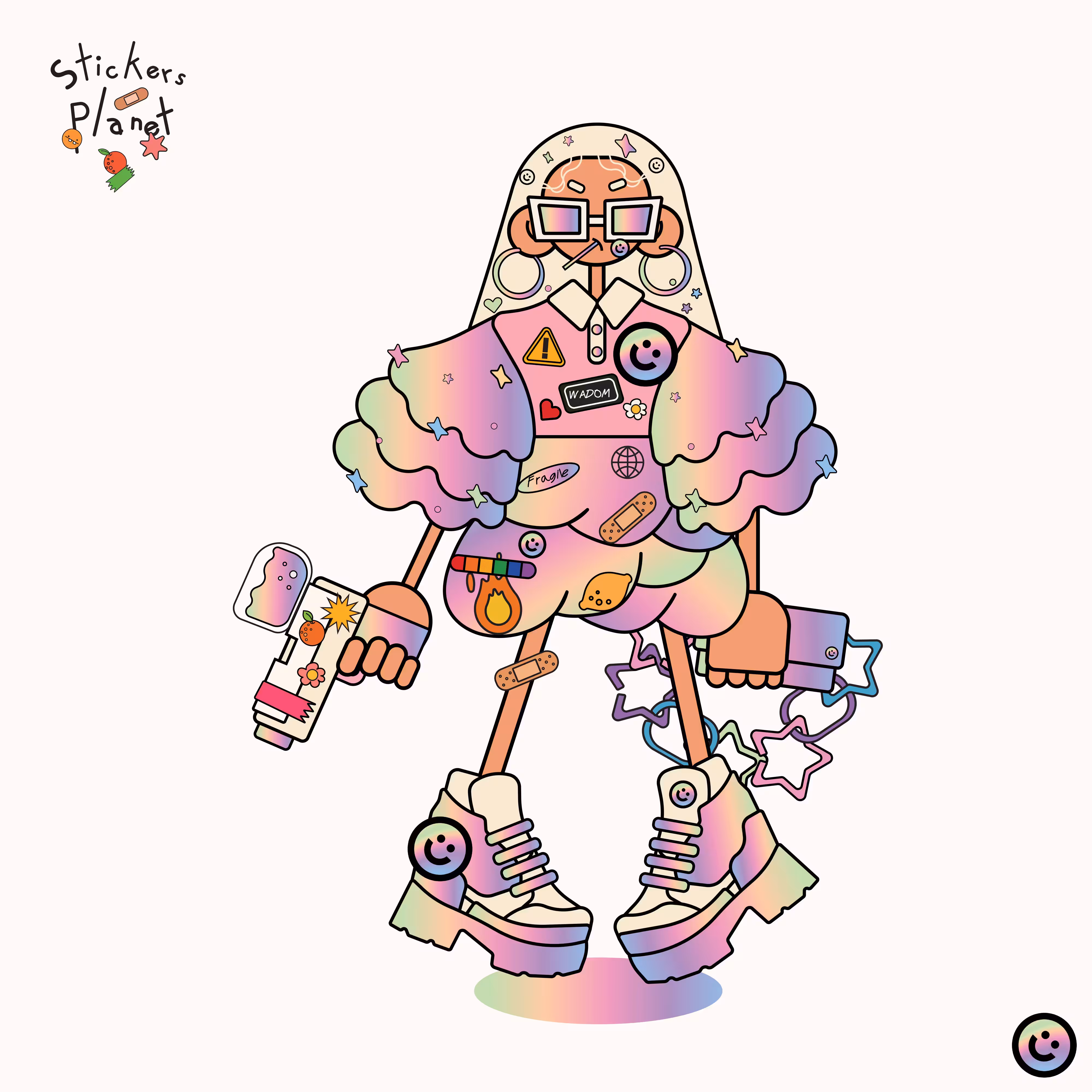 Stickers Planet Citizen #30 (#COCONFT)