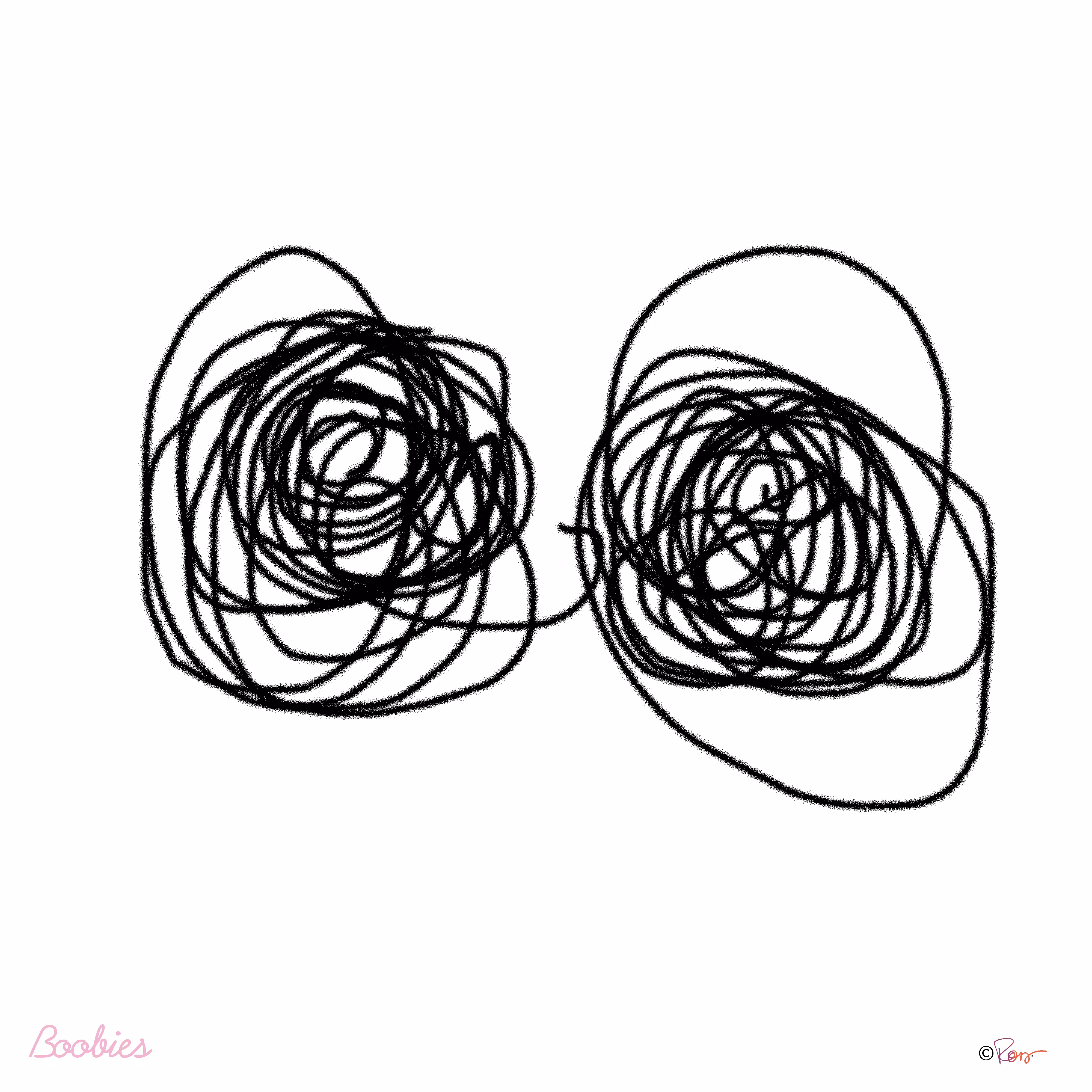 Boobies #1 digital by Karrie Ross