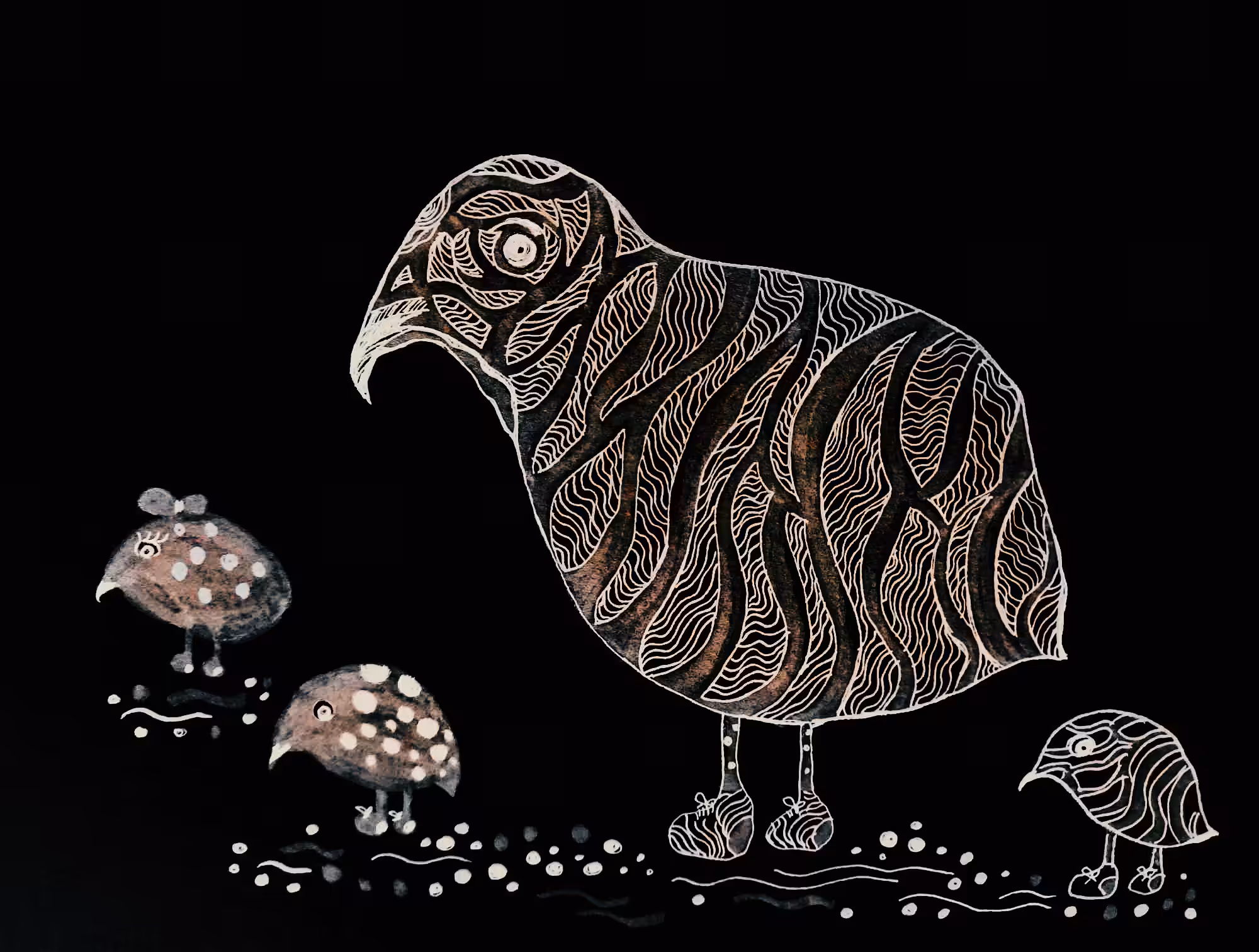 Ordinary lines and experiment: Ink bird