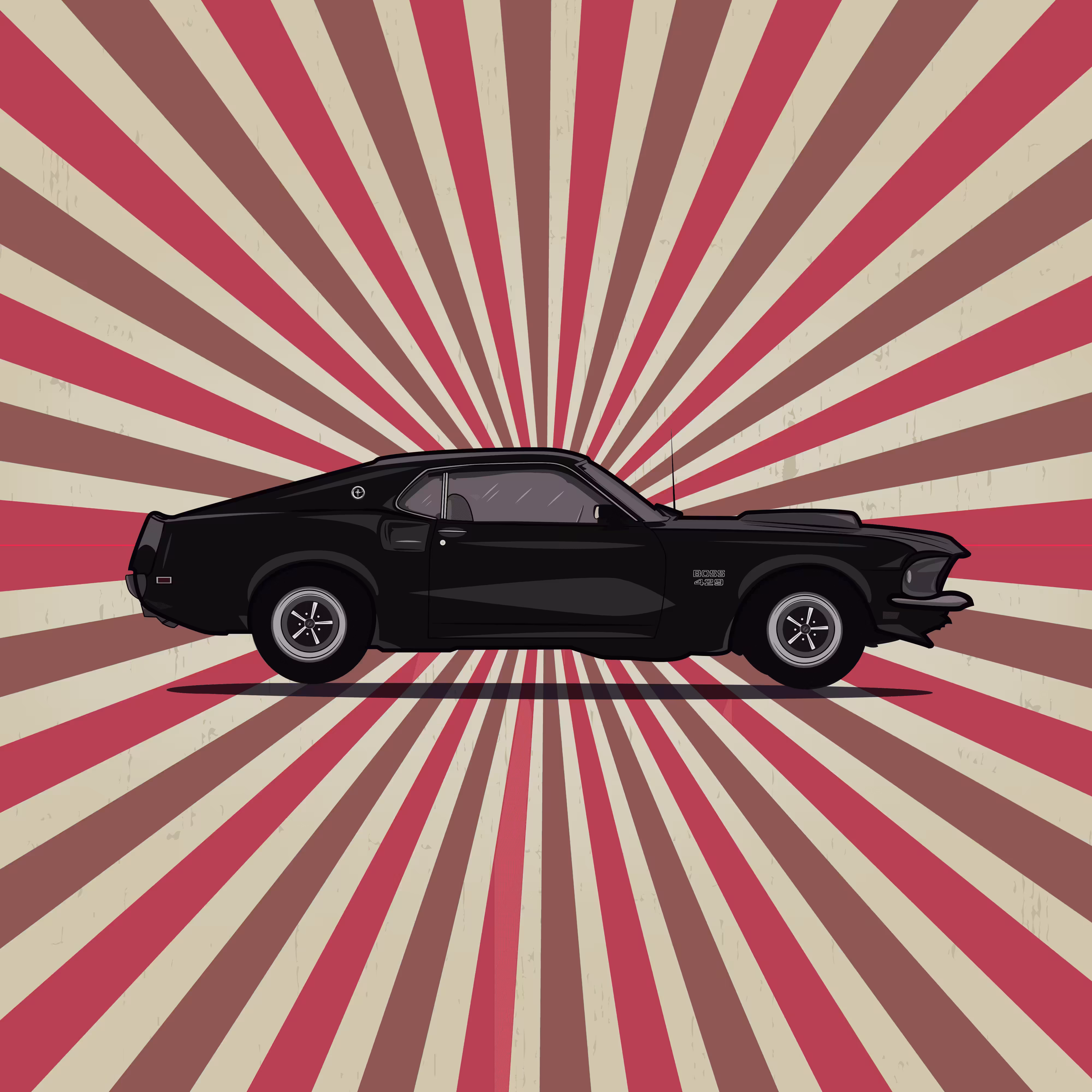 THERETRO #3 - FORD MUSTANG BOSS 429
