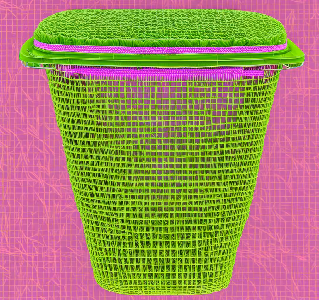 Mesh Trash Can