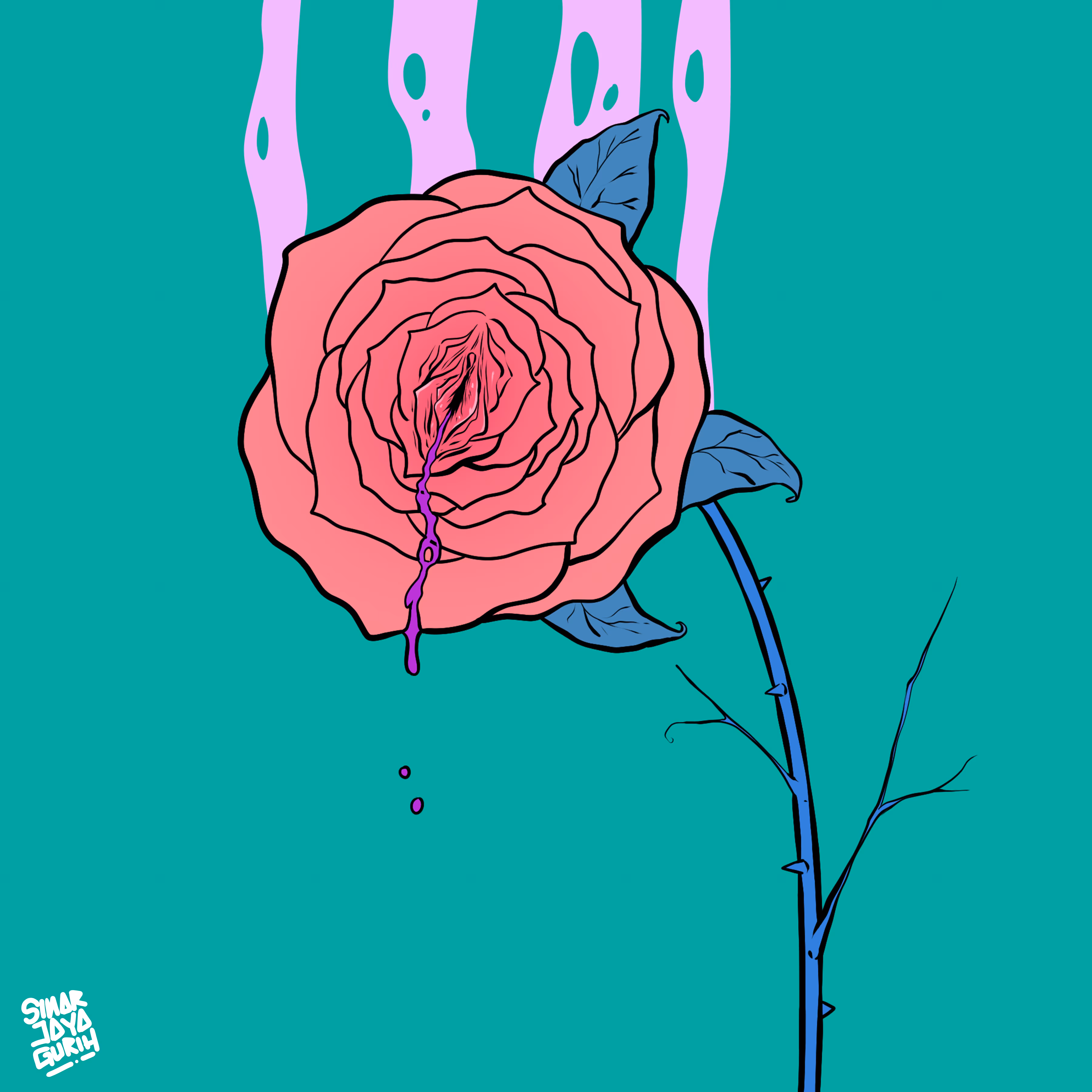 Wet Rose