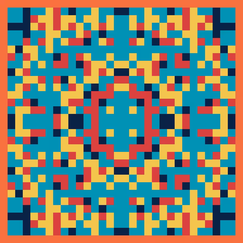 Pixel Mandala #97