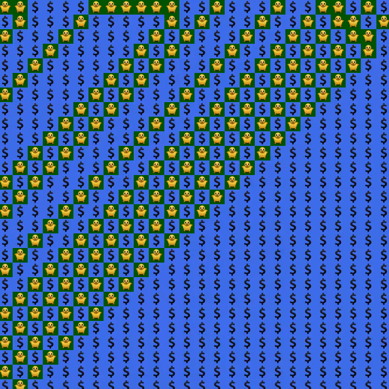 Elementary Cellular Emoji Automata #301