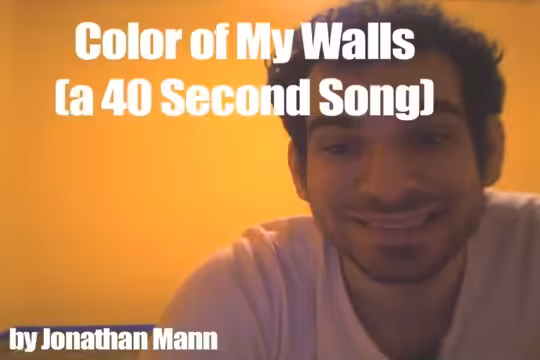Changing the Color of My Walls | Song A Day #00039