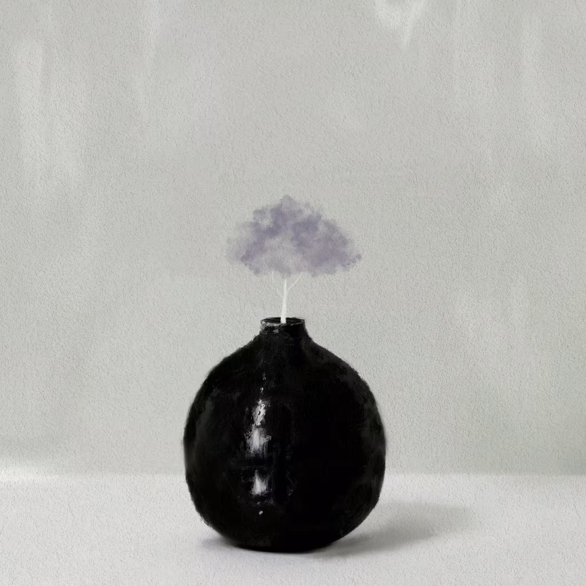 Authentic vase 03 (The lonely cloud)