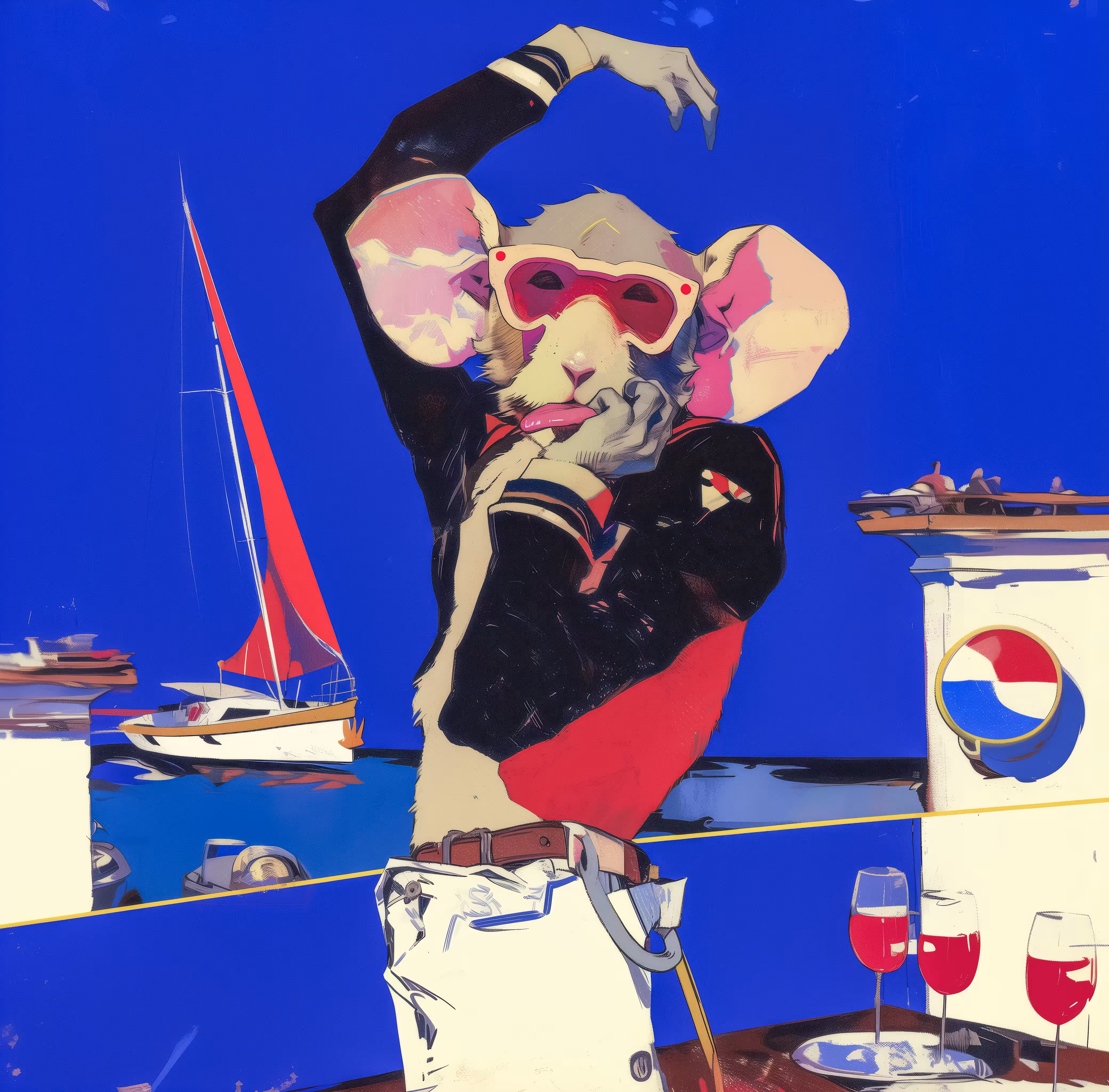 Expressive!: Hello, Super Monkey of the Wharf!