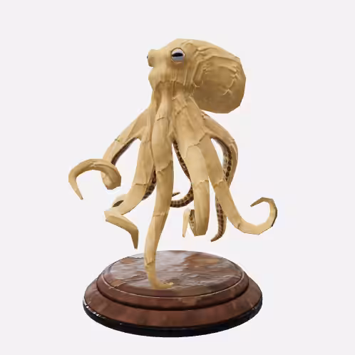 3D Octo Token #08