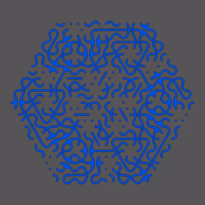 Threefold Symmetry - Dark Variations #459