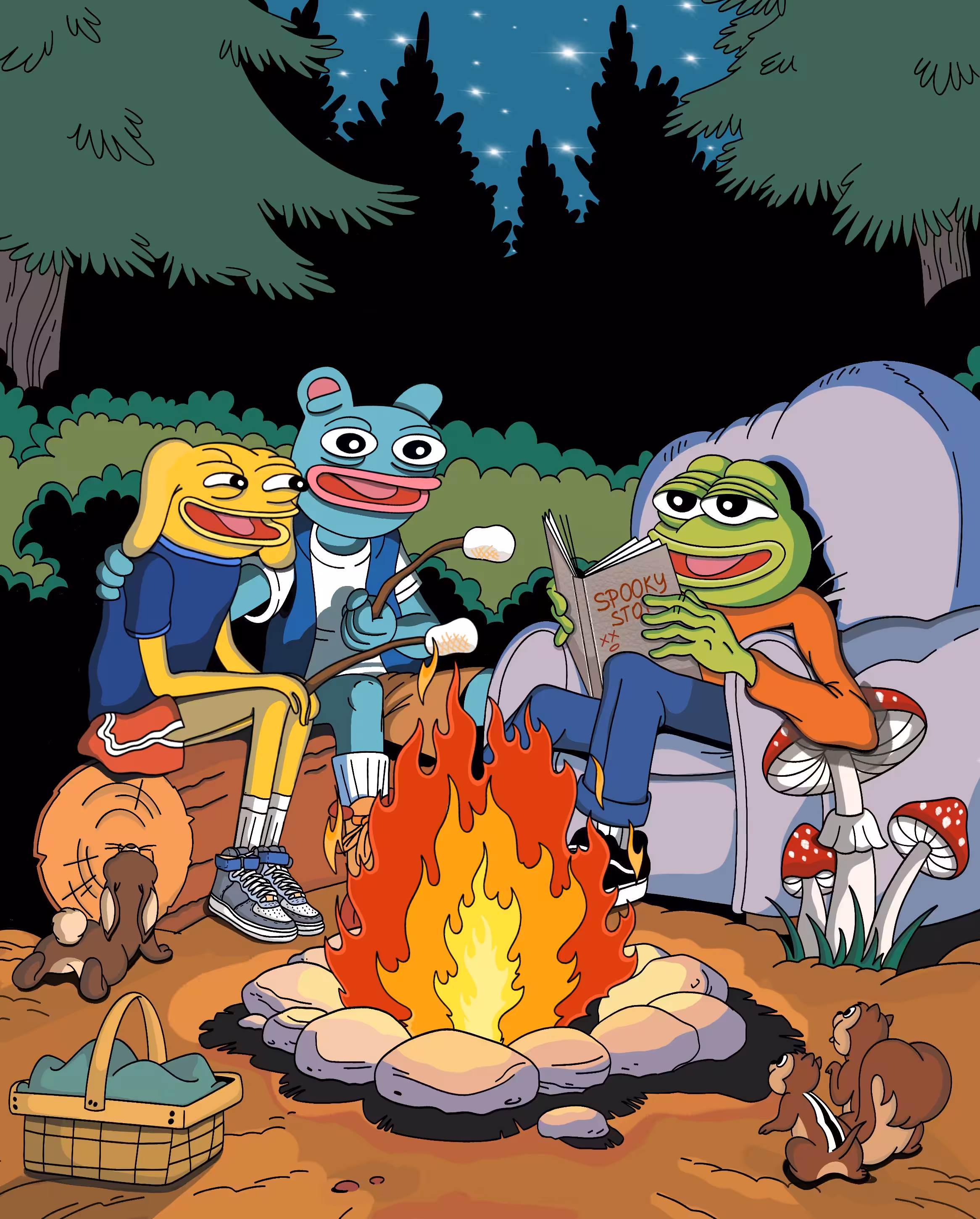 SCARY STORIES IN THE FOREST