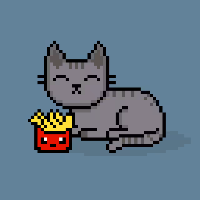 pixel kitten: Pixel Kitten #0040