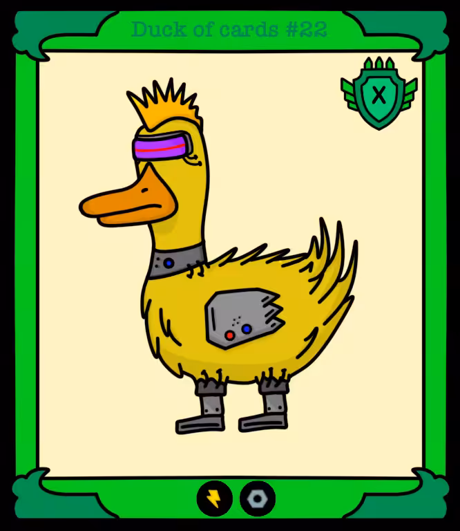Duck of cards #22