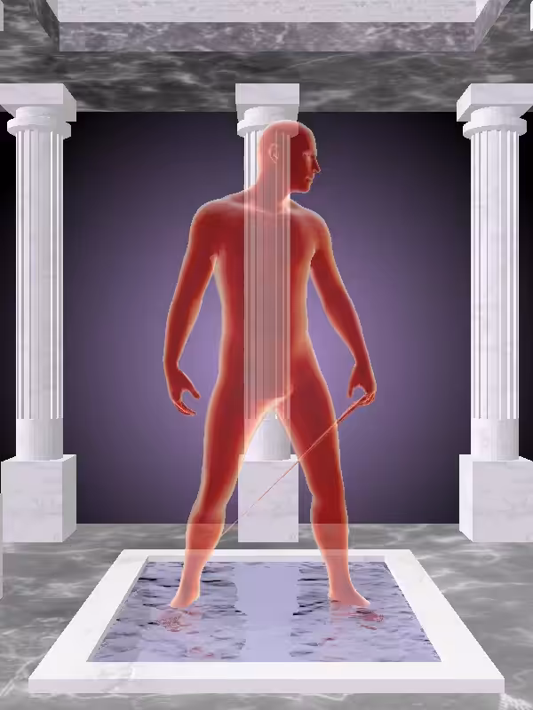 HeavenComputer: The Fading Shooter Fiery Red Man #7054