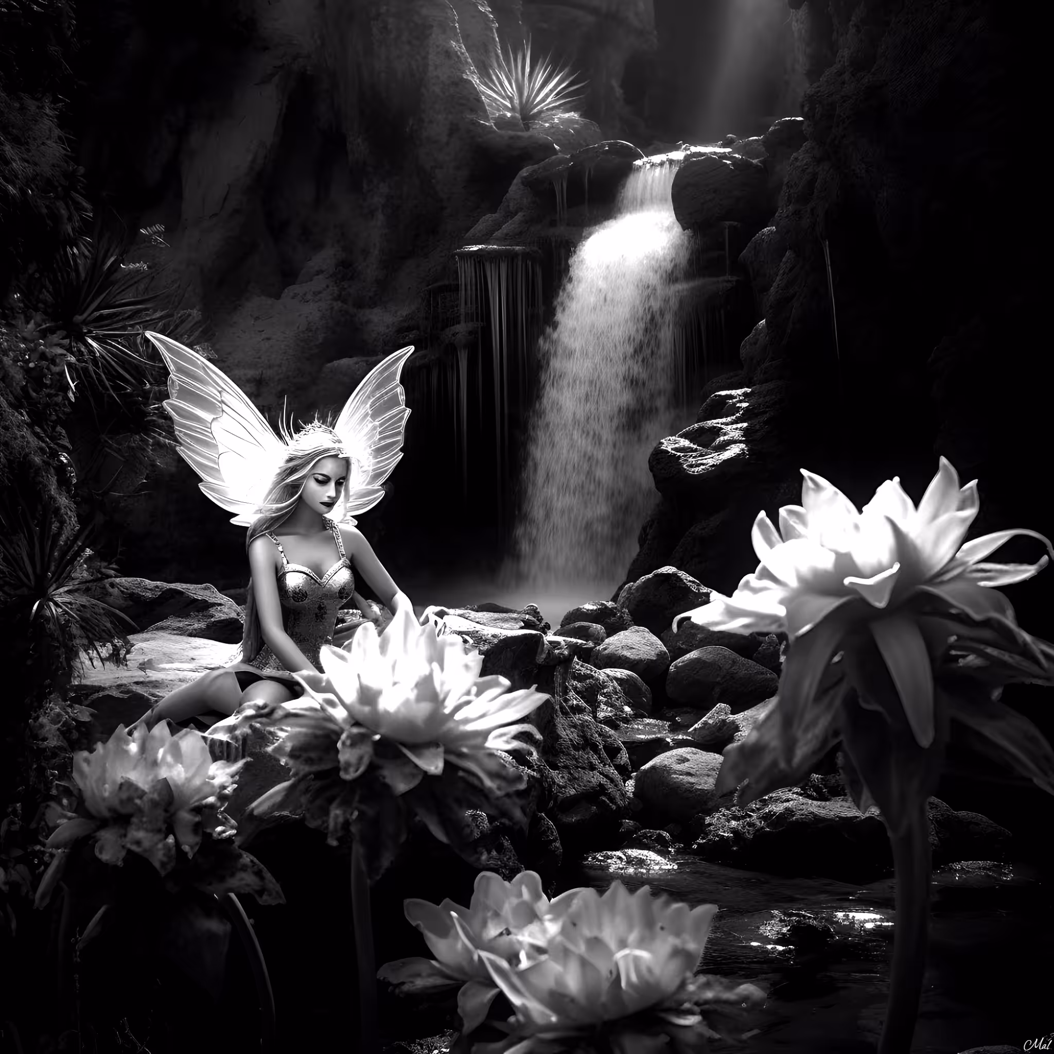 B&W Fairy #1
