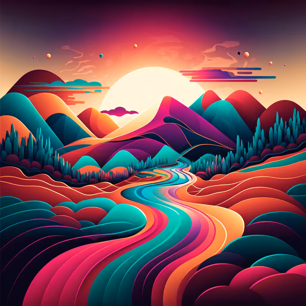 Psychedelic Landscape #71