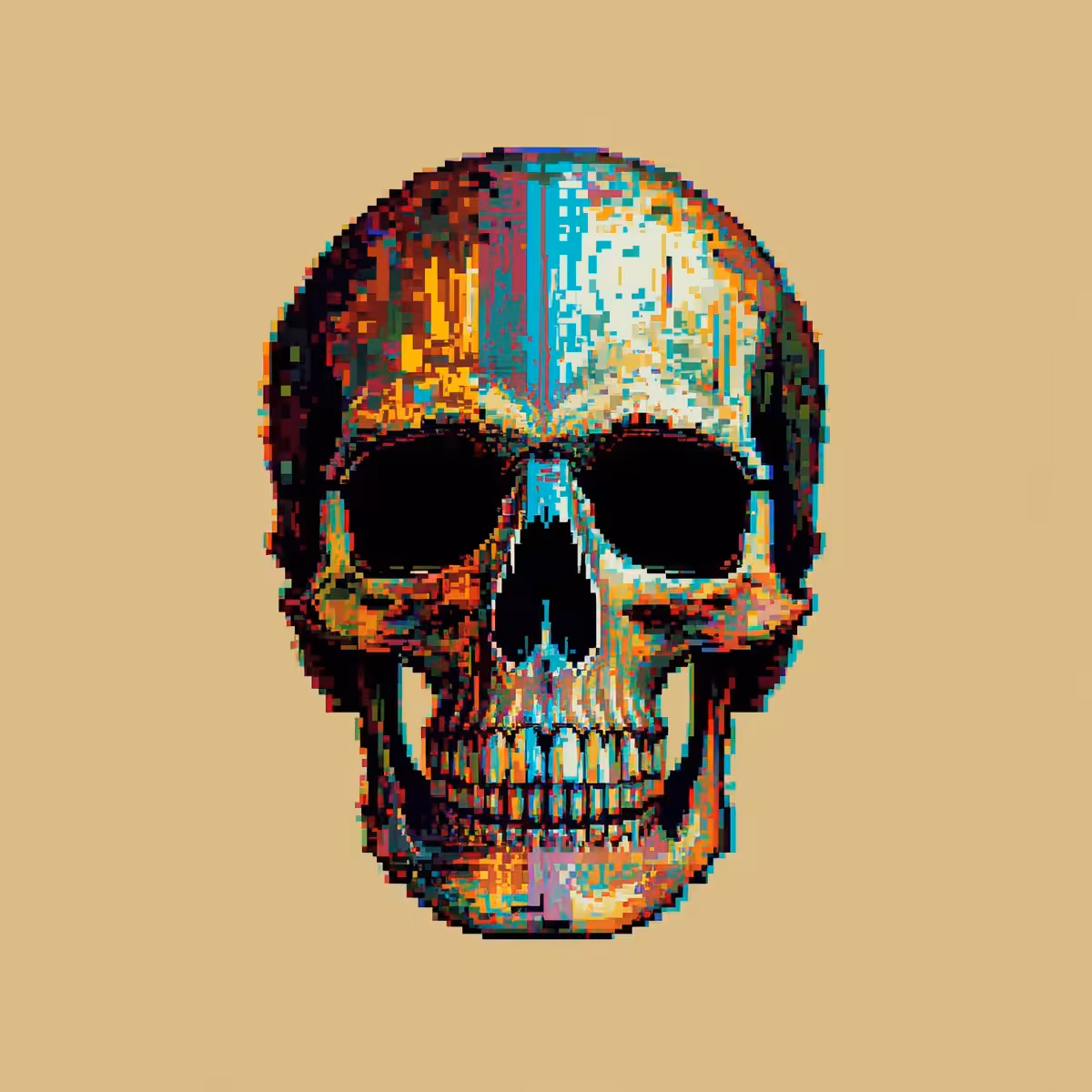 Colored skeleton