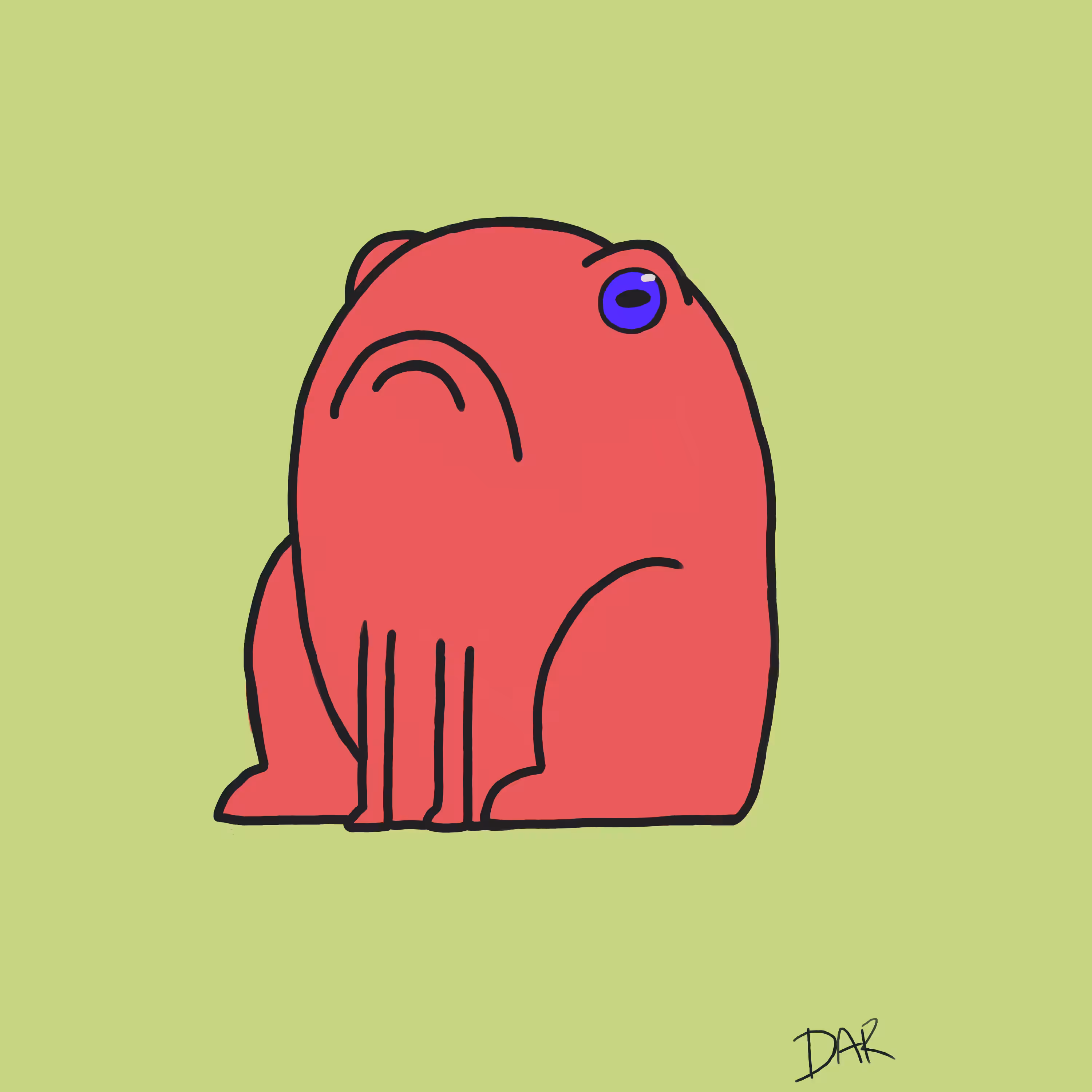 Sad Frog #3