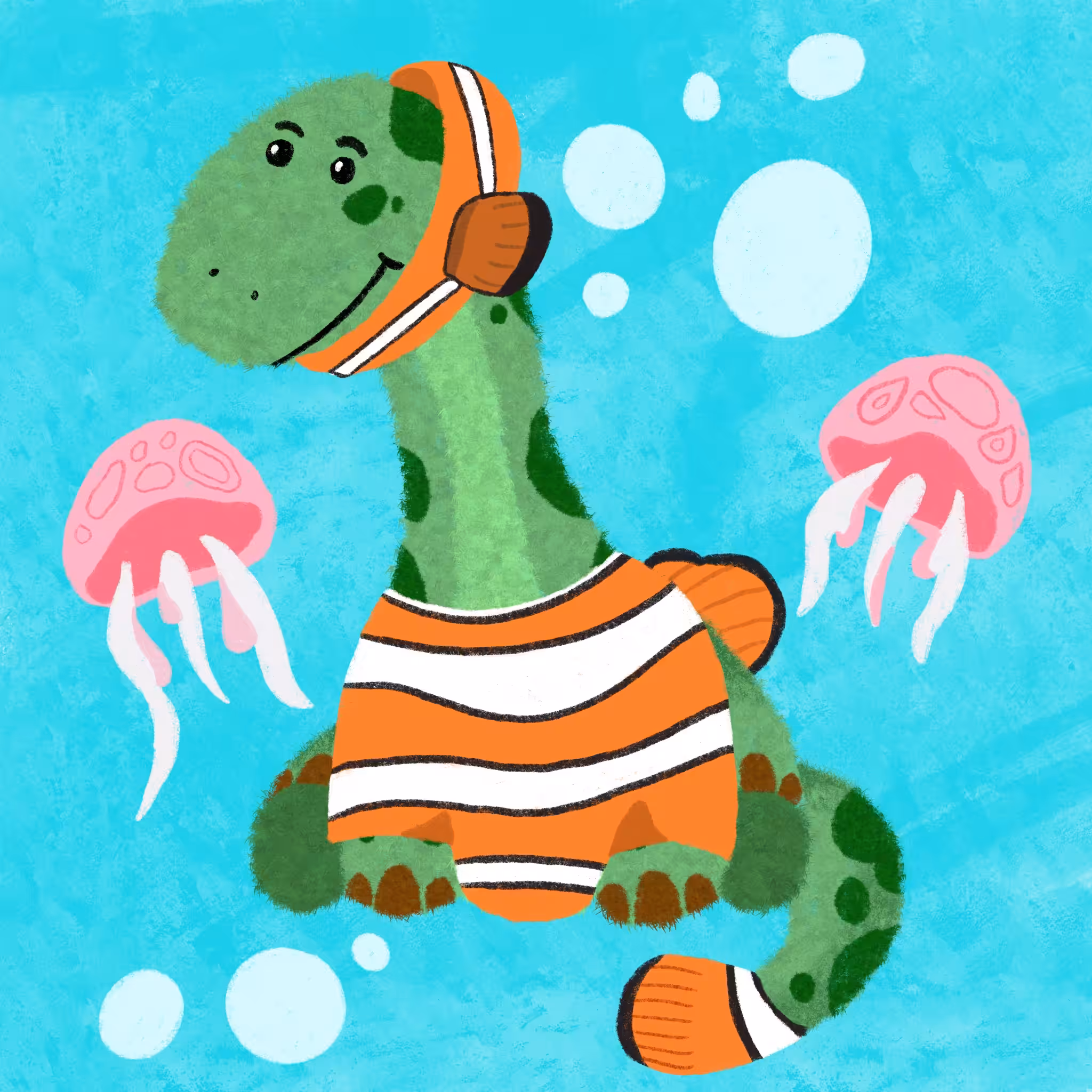Clownfish Dino Doll - No.010