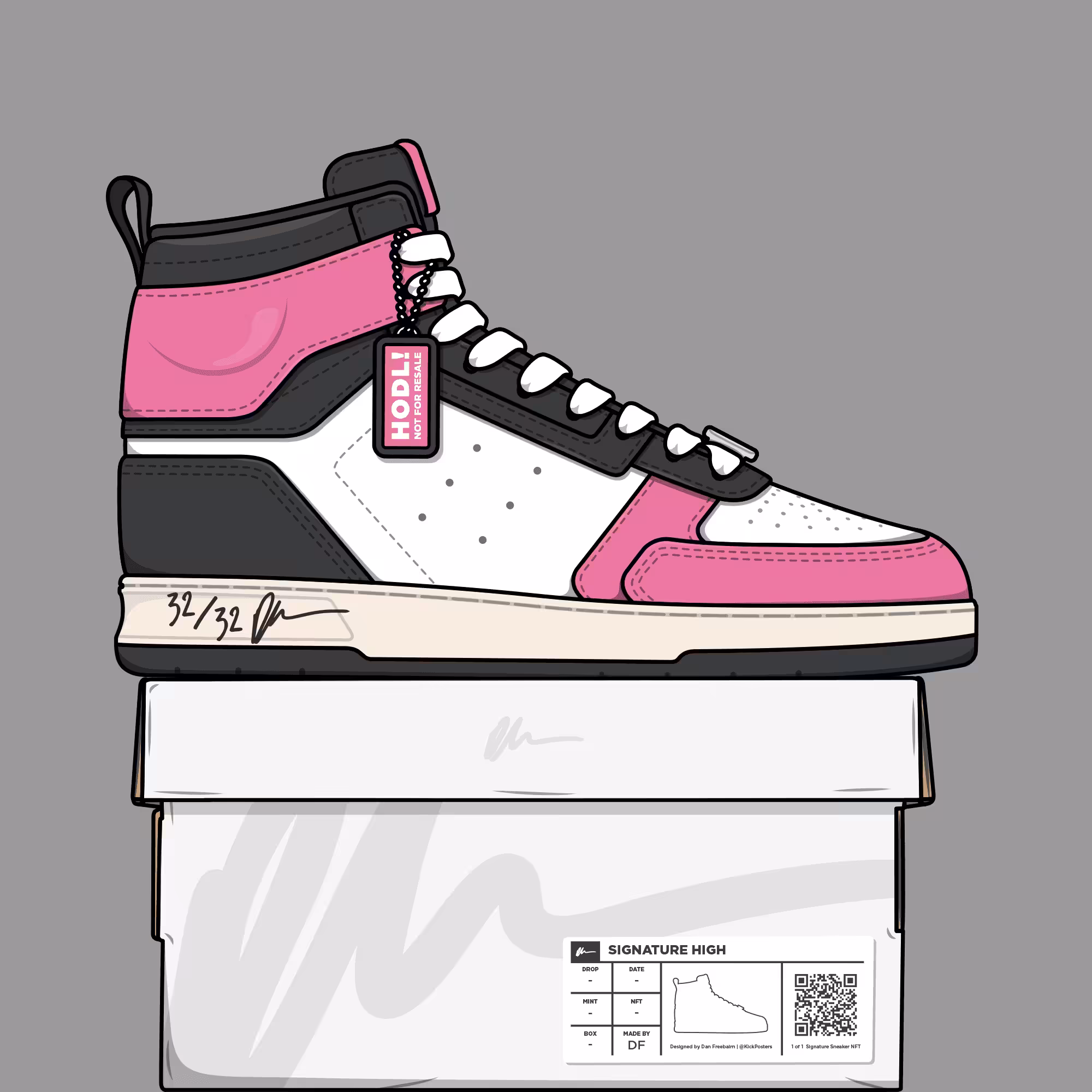 Signature Sneaker High 'Spectrum' - #32