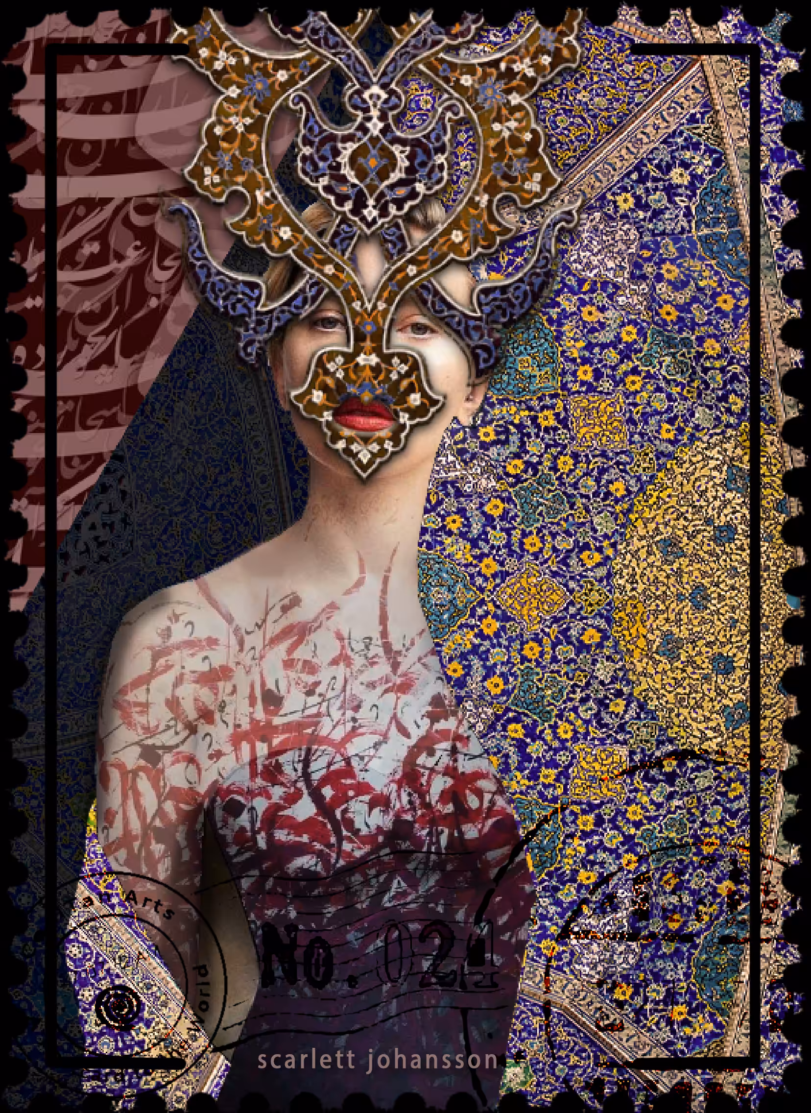 stamp collection # scarlett_johansson