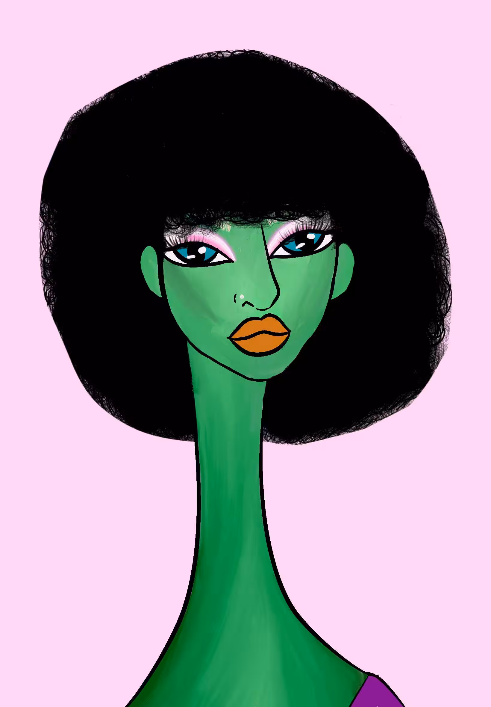 Long Neckie Ladies: Long Neckie Lady #2250