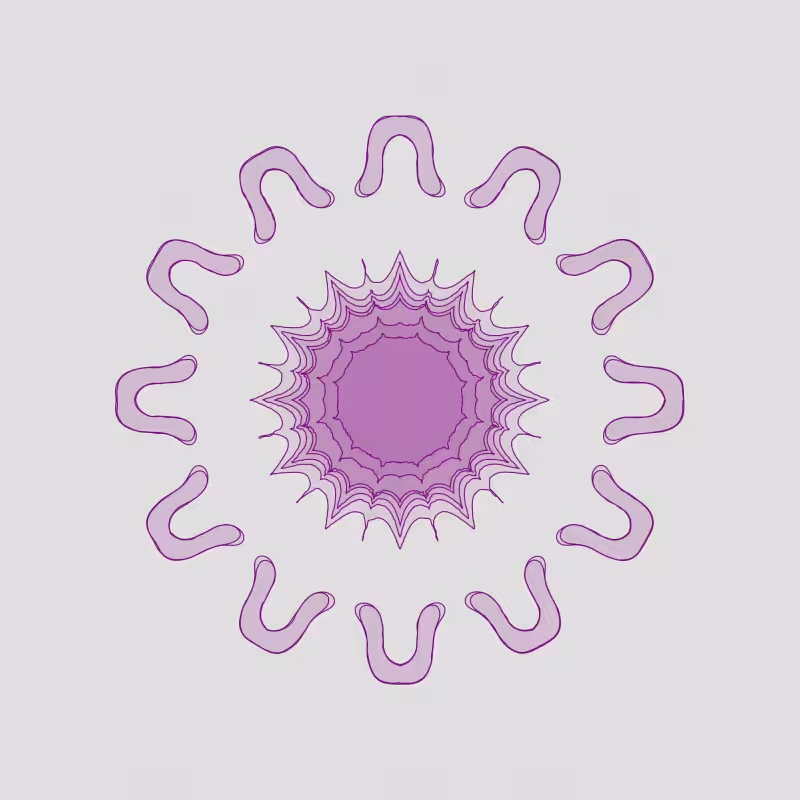 Handdrawn Kaleido #8