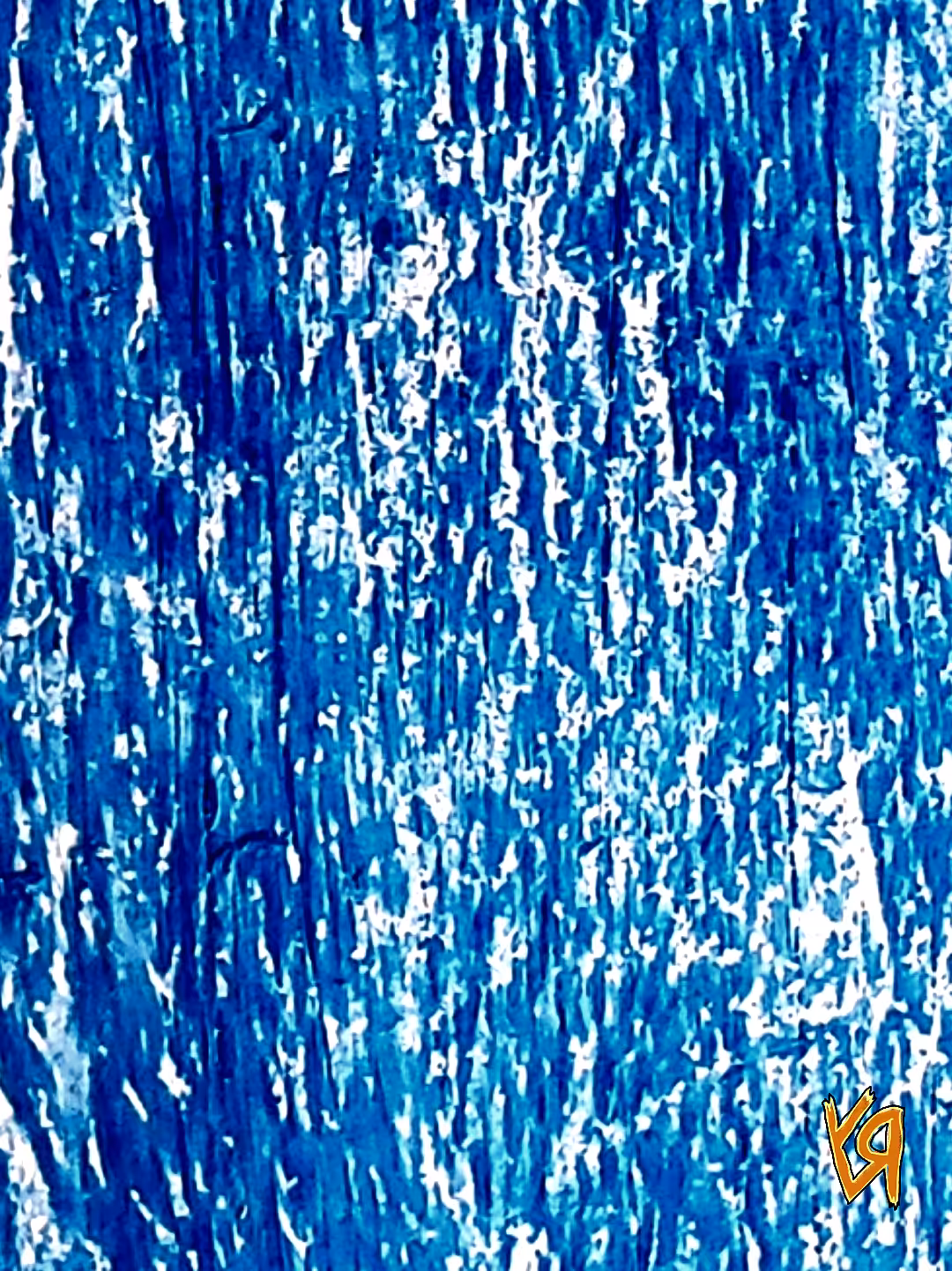 "Blue Abstract" by Richard F. Yates (Holy Fool)