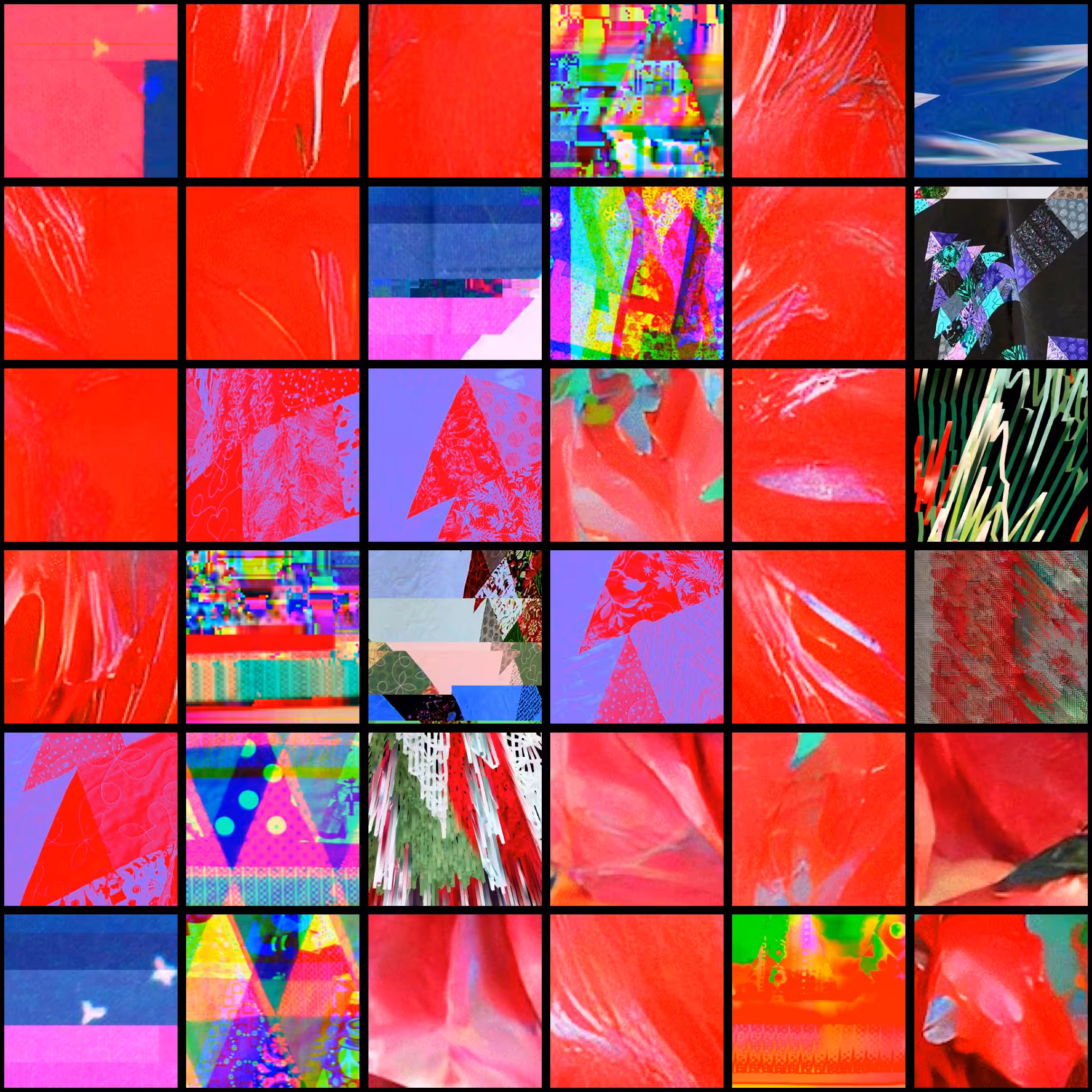 Retired Christmas Glitch Quilt Squares 2021.43