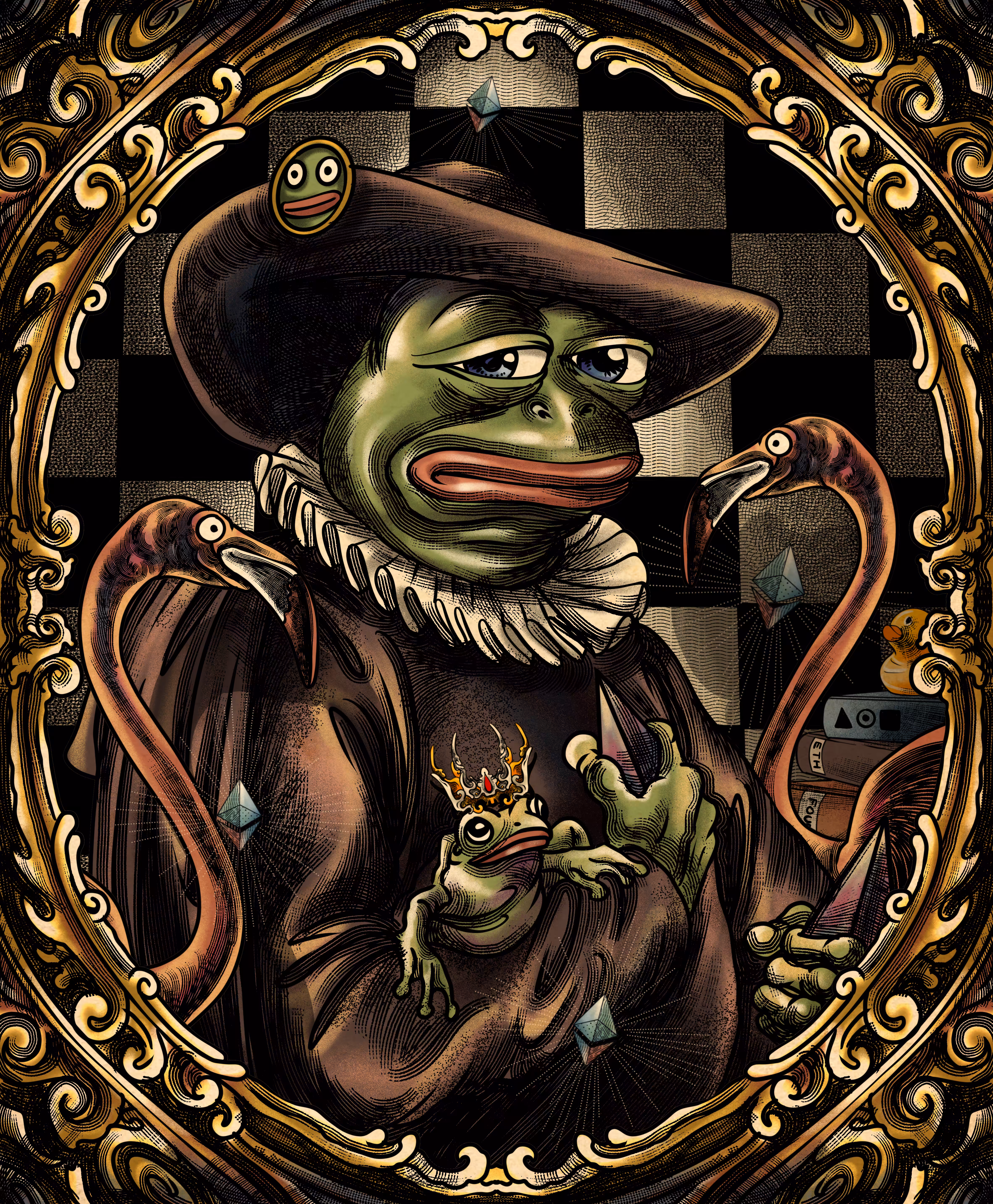 🐸Sir Pepe XVI portrait 🐸
