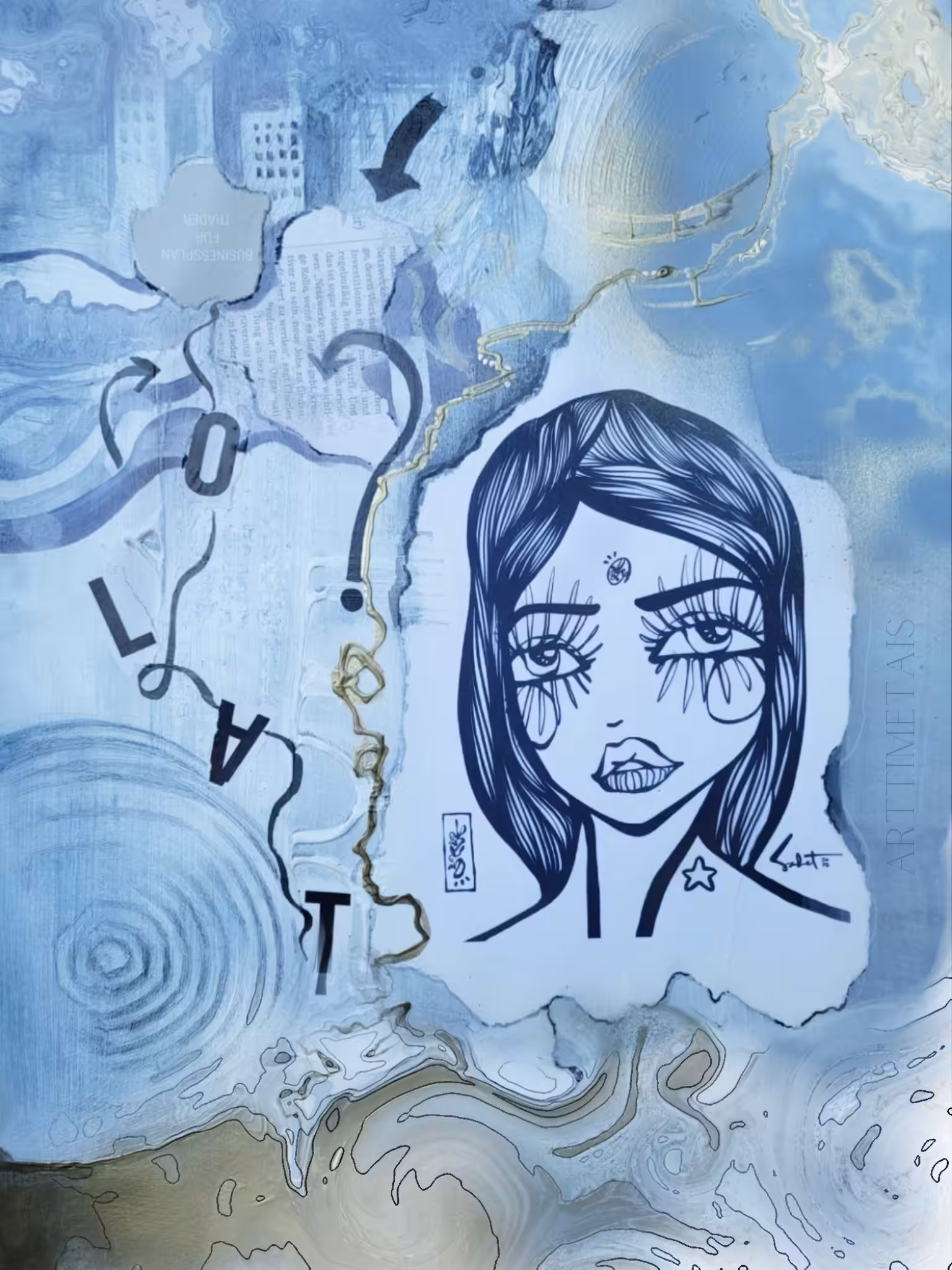 In the Ocean of Thought 2022 ARTTIMETAIS X STARGIRL by SABET