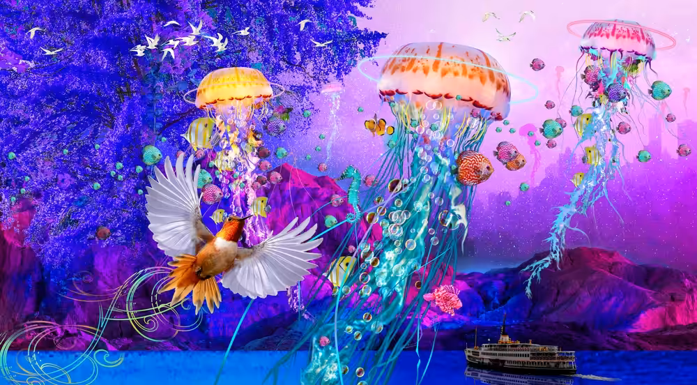Flighing Around Jellyfish Lake
