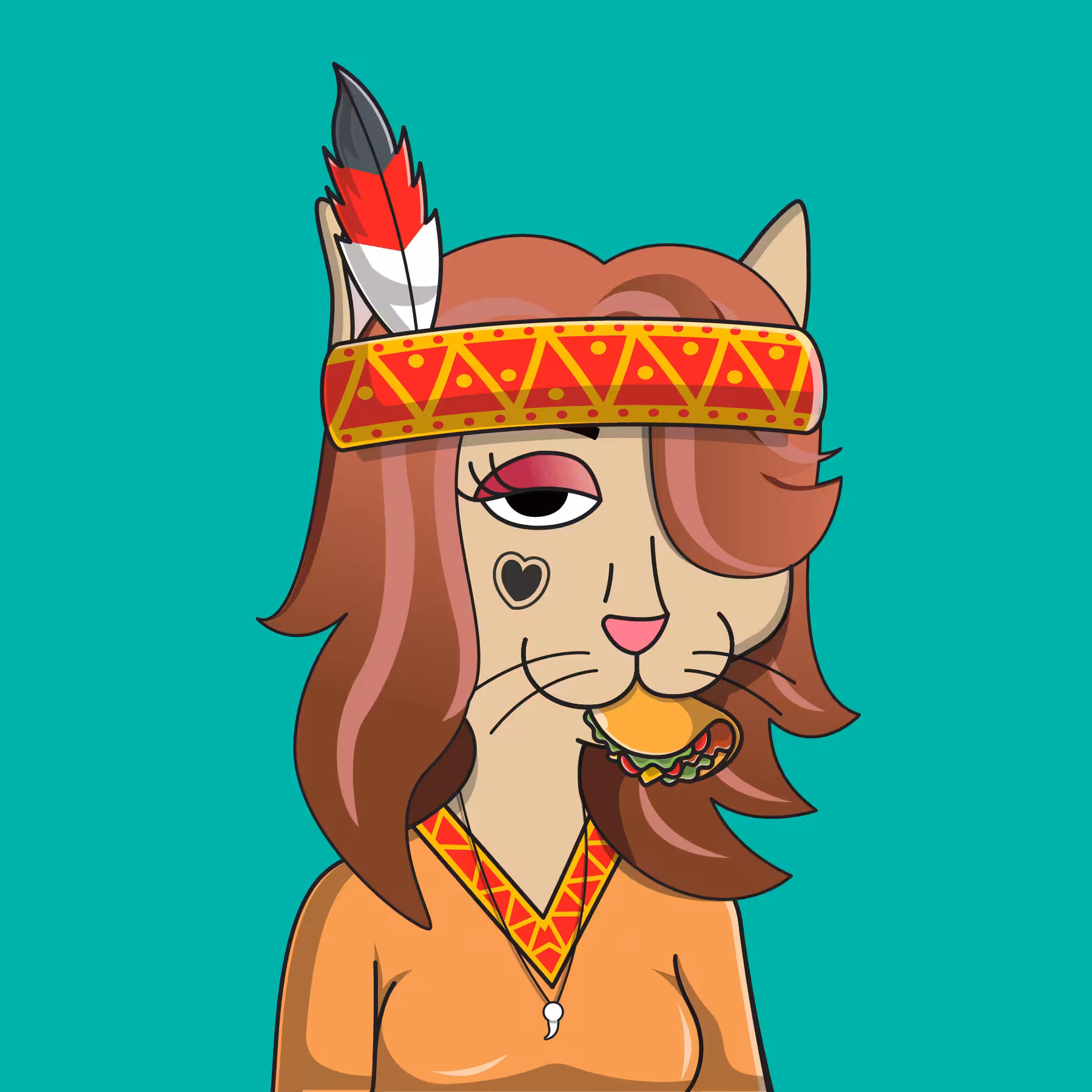 Girl Cat #548