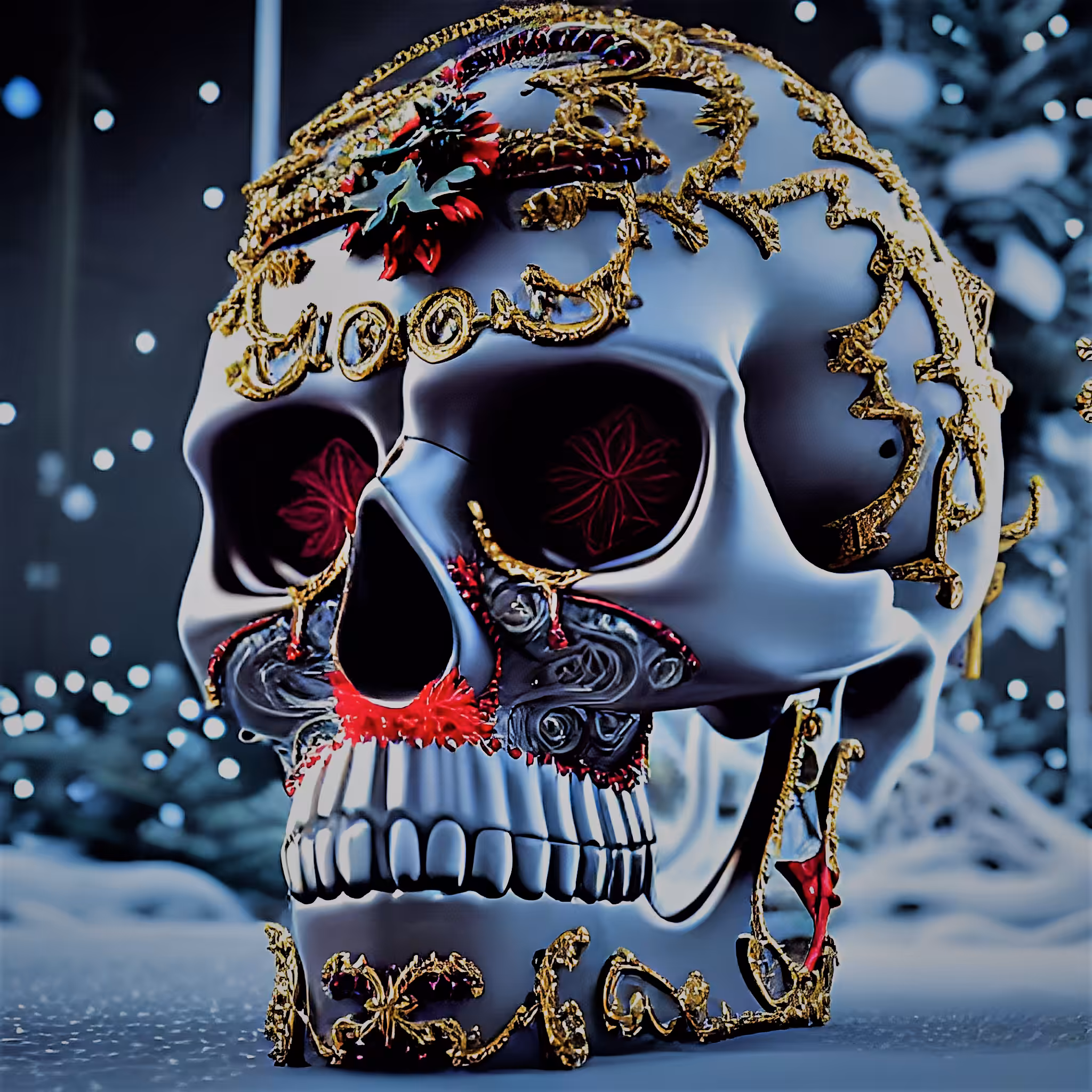 🎅CHRISTMAS SKULL💀 DAY 4