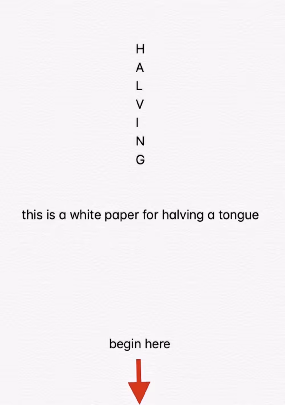 halving