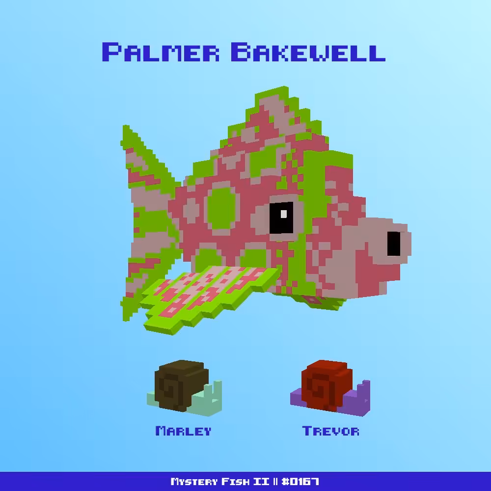 Palmer Bakewell :: Mystery Fish 0167/1000 