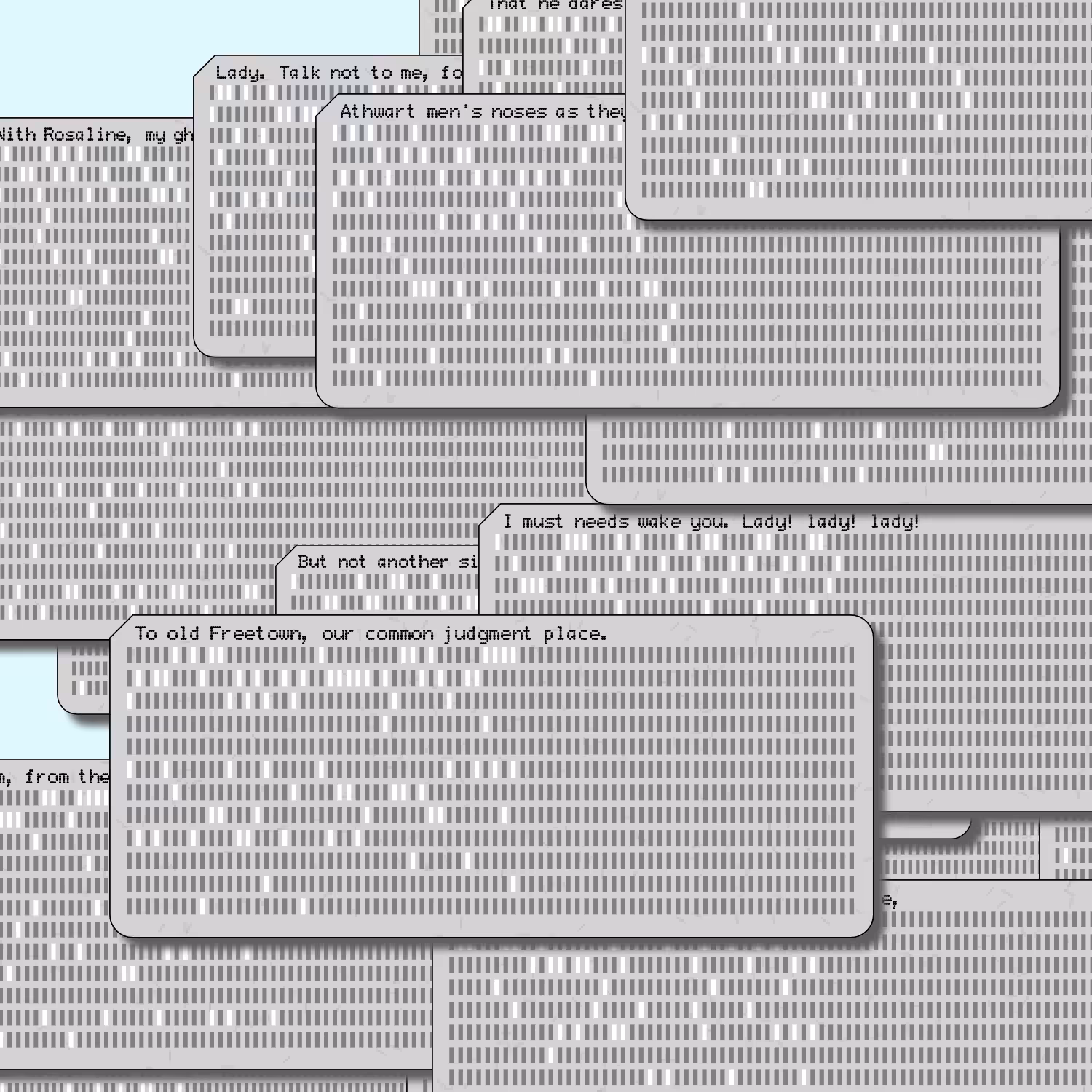 Romeo and Juliet on Punched Cards (Free) #94