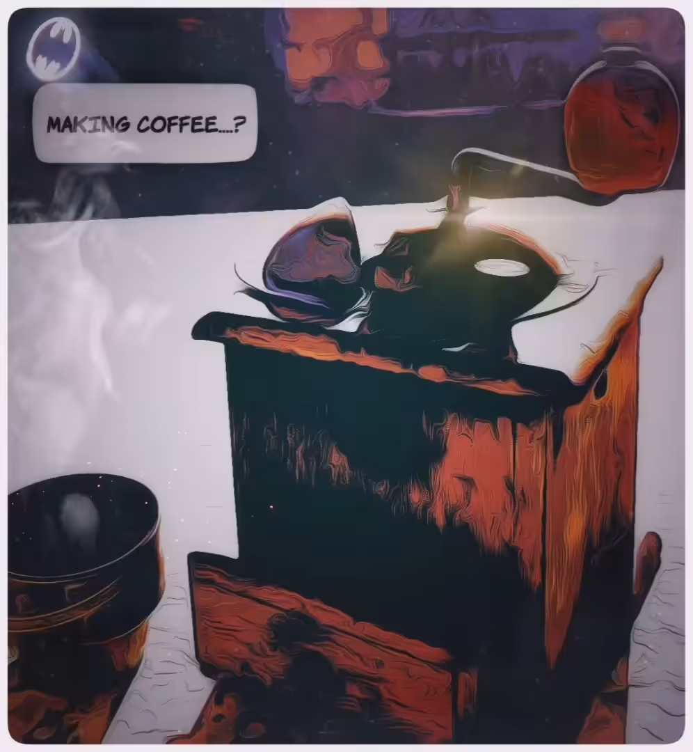 'making coffee' (animated)