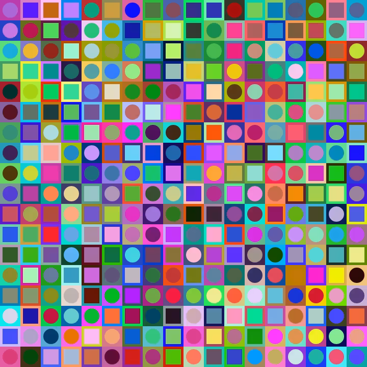 Square Dot Composition #285