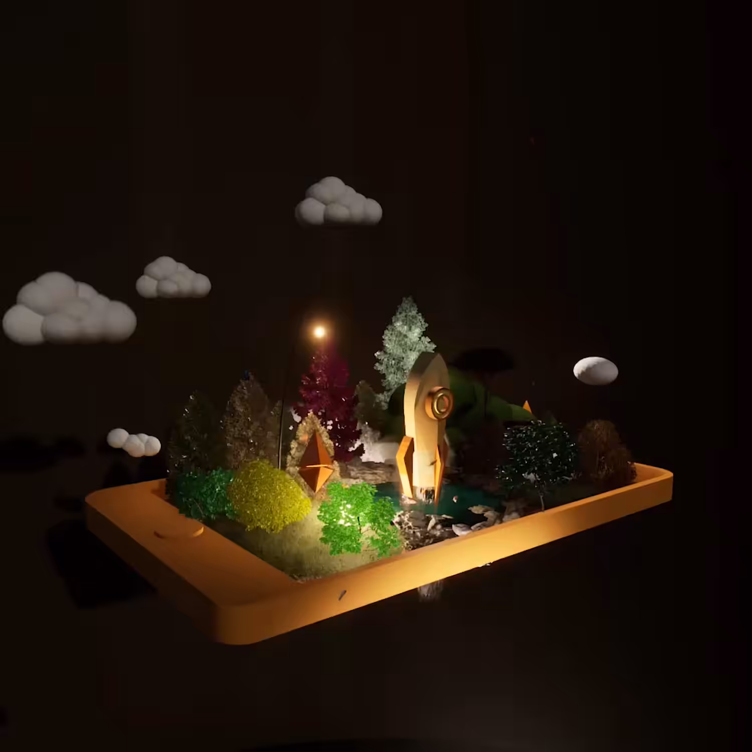 Warm Garden on your Phone