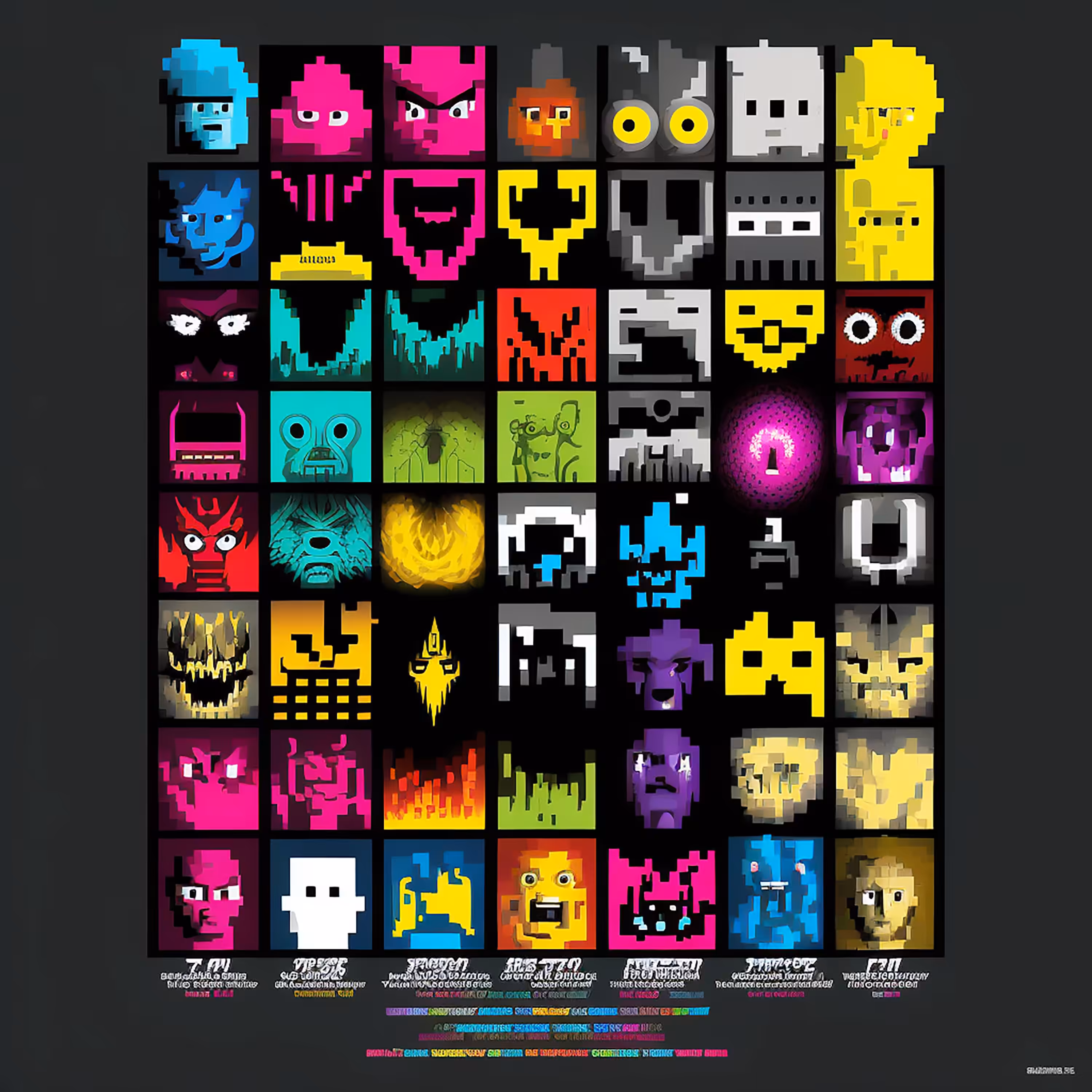 Pixel Game Posters #61