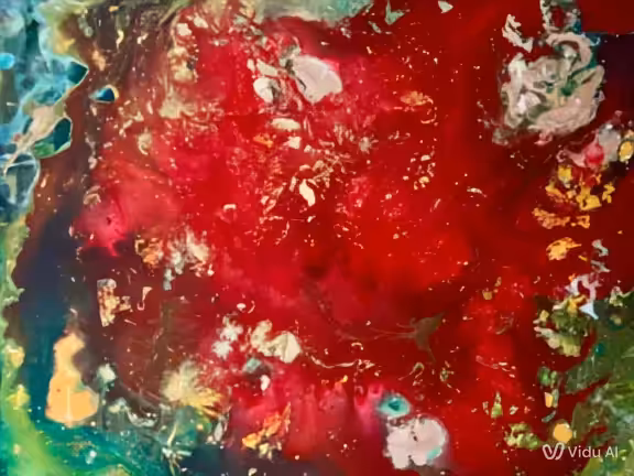 The woman in my  abstract art
