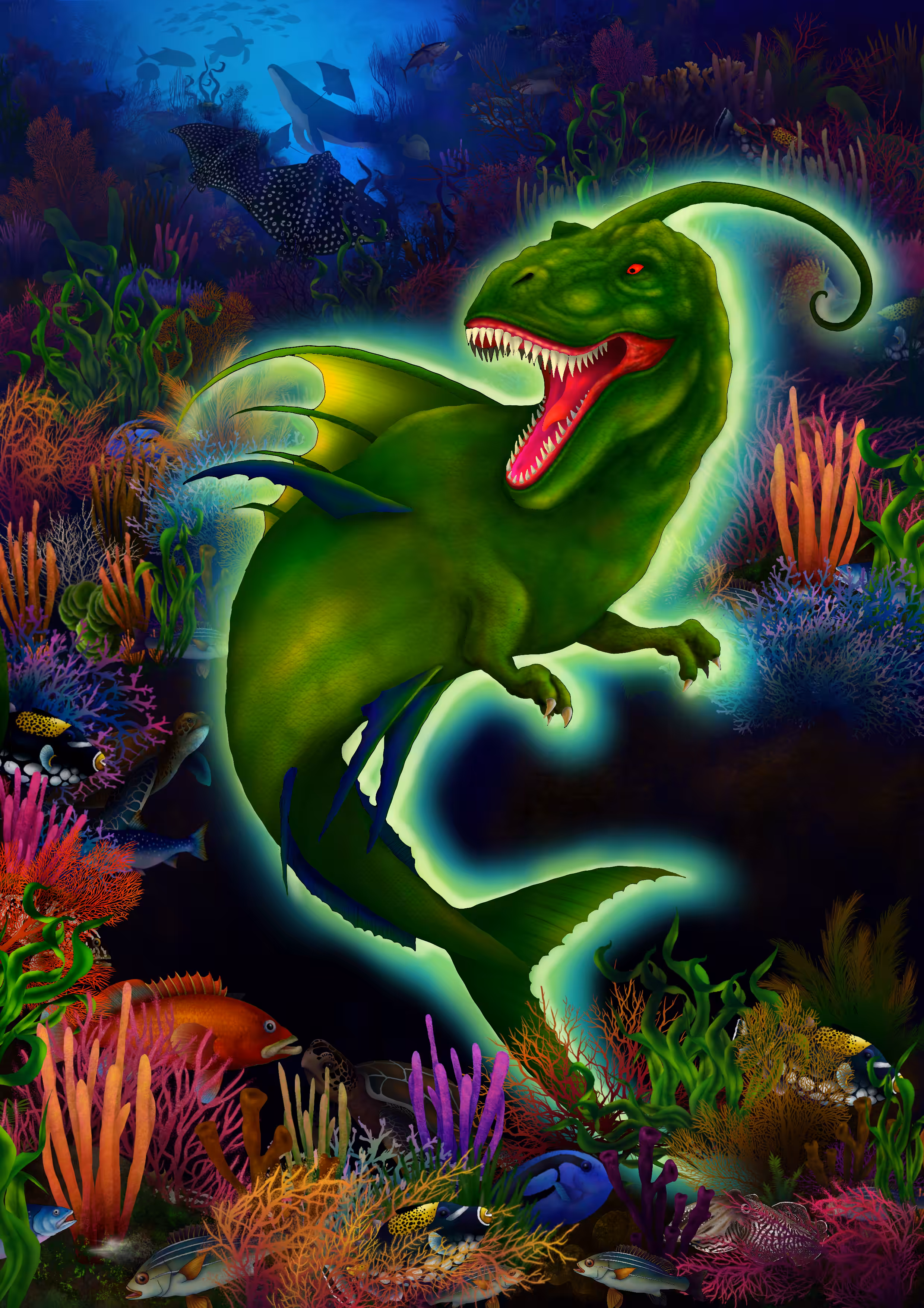 Greendinosaurfish