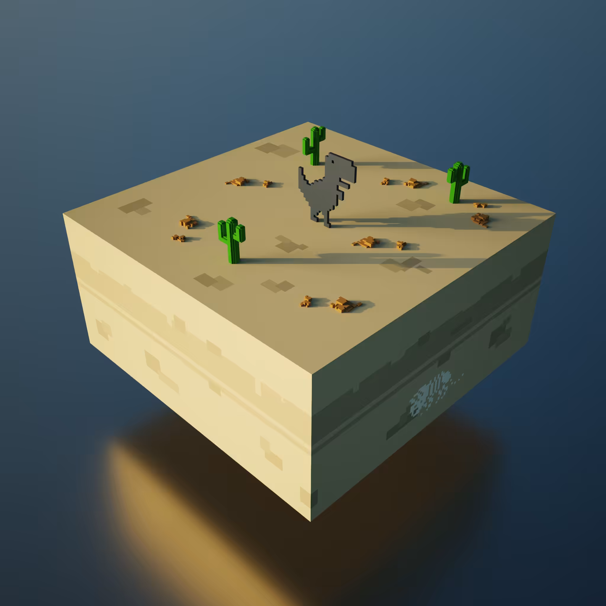 Default Cube Variants: Spinning Default Cube :: Variant 090
