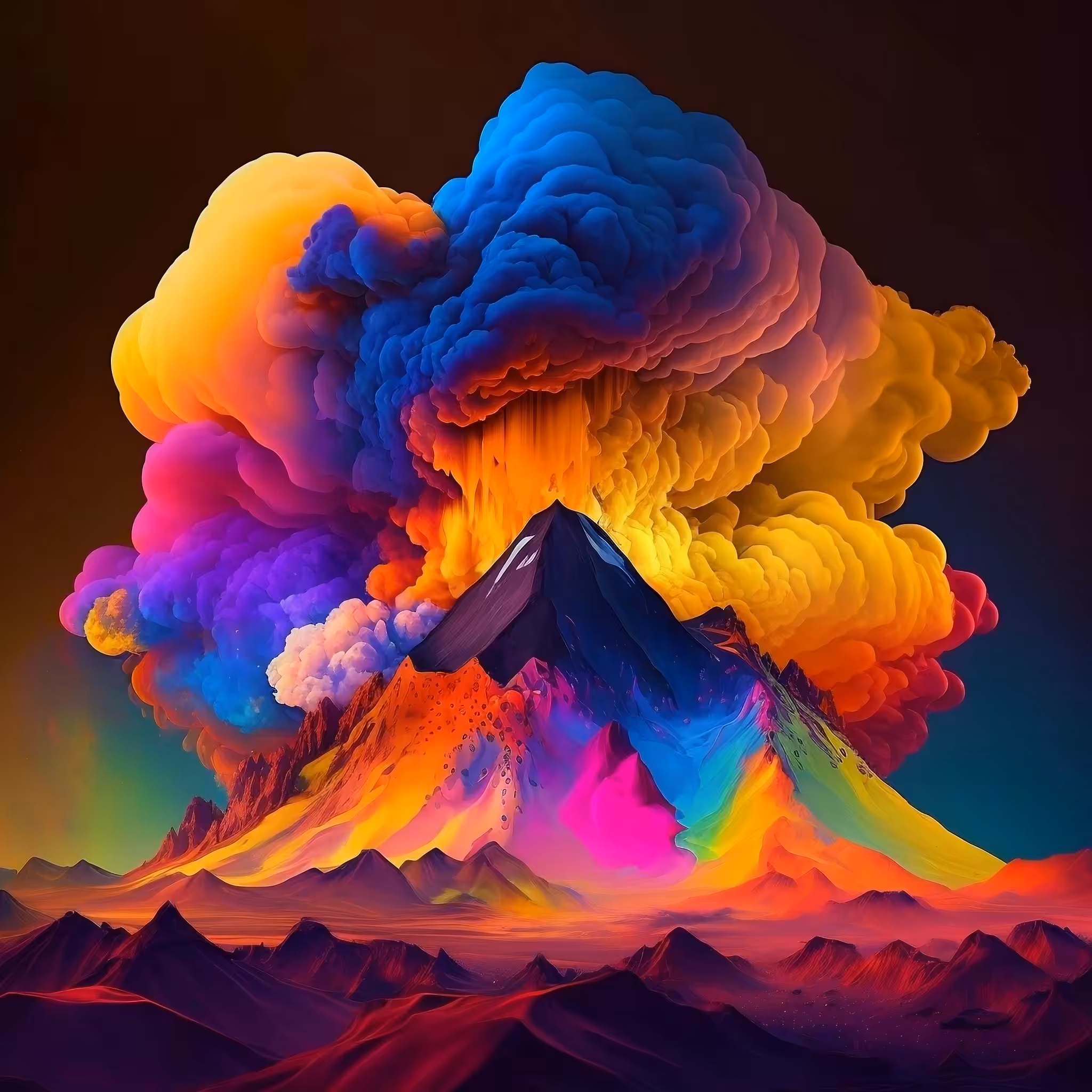 Rainbow Volcano