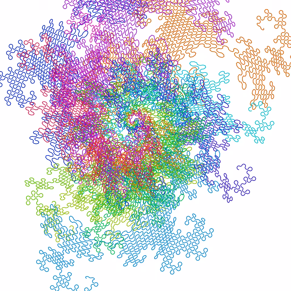 Dragon Curve Vortex #10