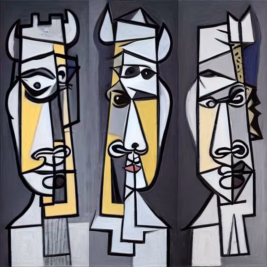 Cubism Bulls #6