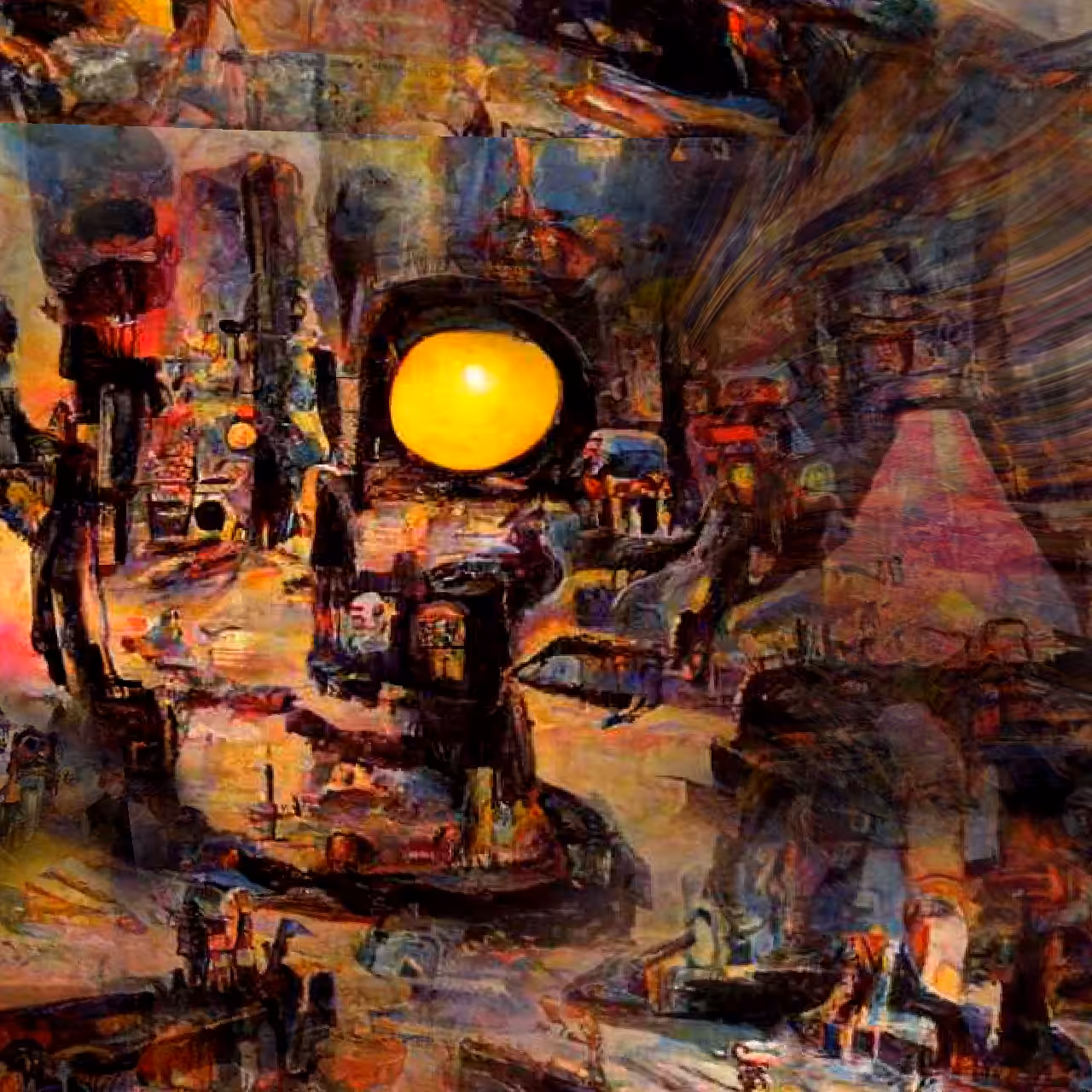the fabric of time as contemporary ruins #6